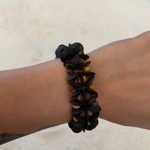 Boho Wooden Bead Bracelet